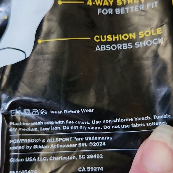 Powersox Men's No Show White Socks 12 Pack Size 6-12 Wicking Cushion Sole - Picture 7 of 8